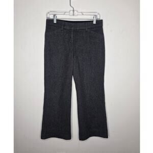 Express Editor grey wool blend cropped dress pants - 2